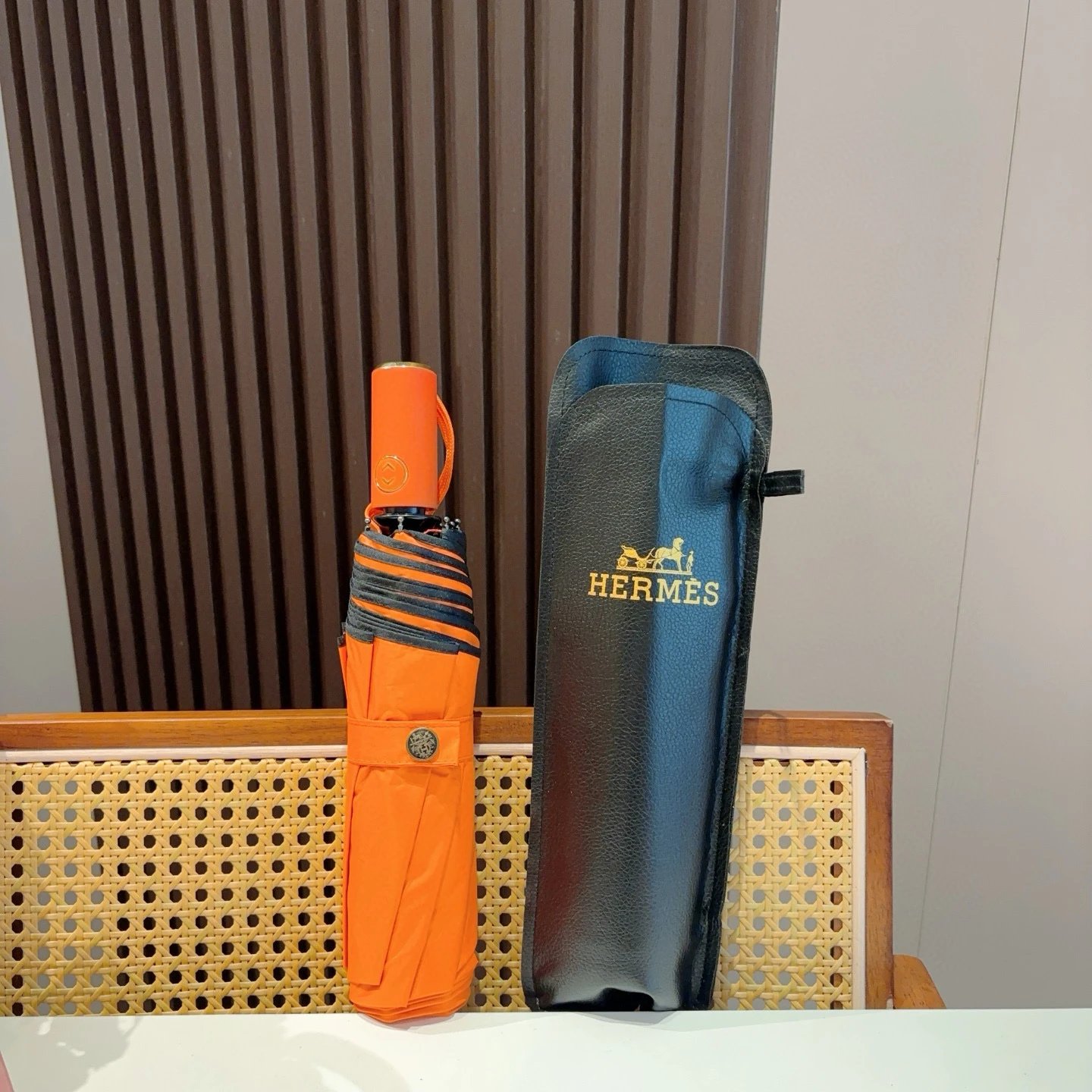 Hermes UV Protection Folding Umbrella Ver.B — Photo 2