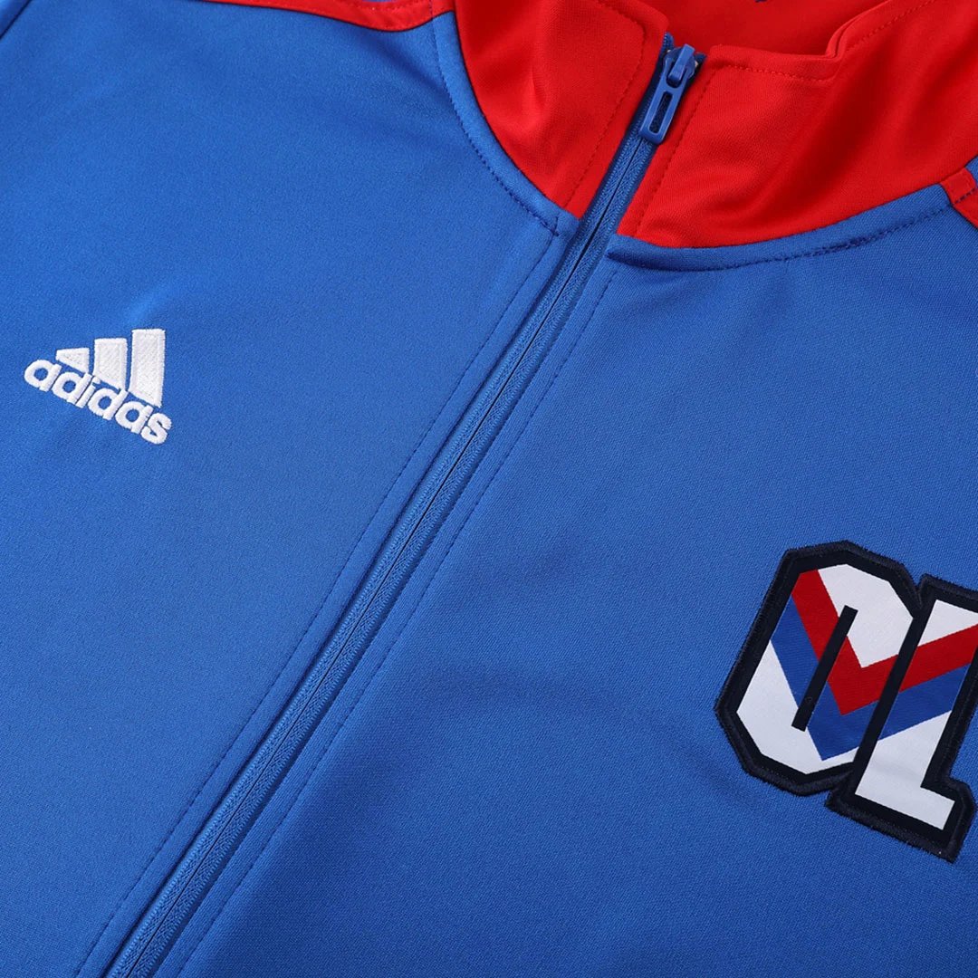 Lyon 2023 Olympique Lyonnais Jacket Tracksuit 24 Blue — Zdjęcie 8