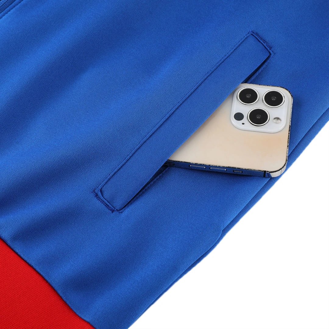 Lyon 2023 Olympique Lyonnais Jacket Tracksuit 24 Blue — Zdjęcie 9