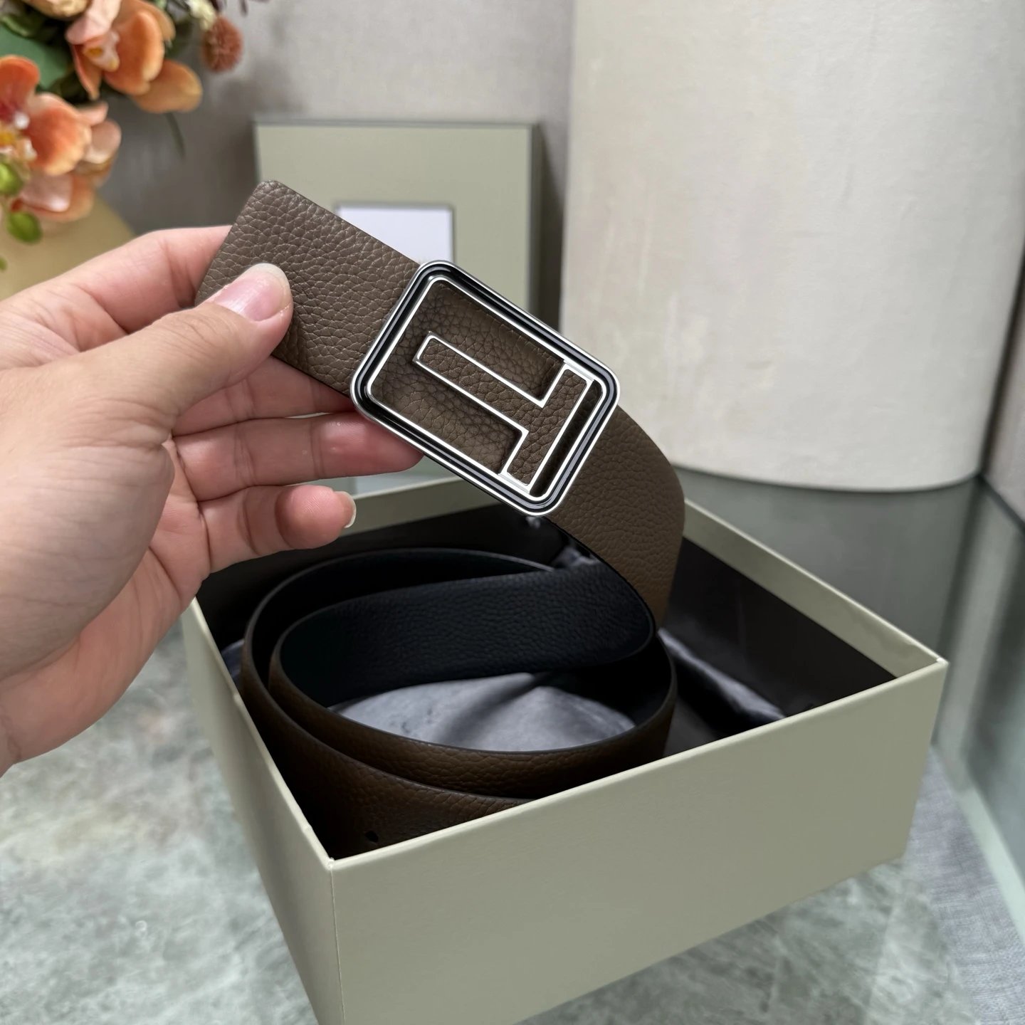 Tom Ford Leather Reversible Belt Ver.B — photo 3