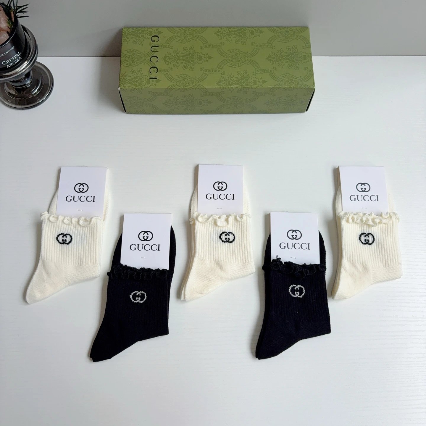 Gucci Crew Cotton Socks Ver.C — photo 9