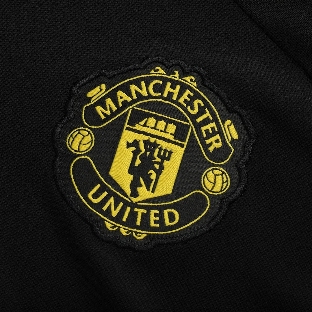 Manchester United 1 4 Zip Tracksuit 2025 26 Black — photo 7