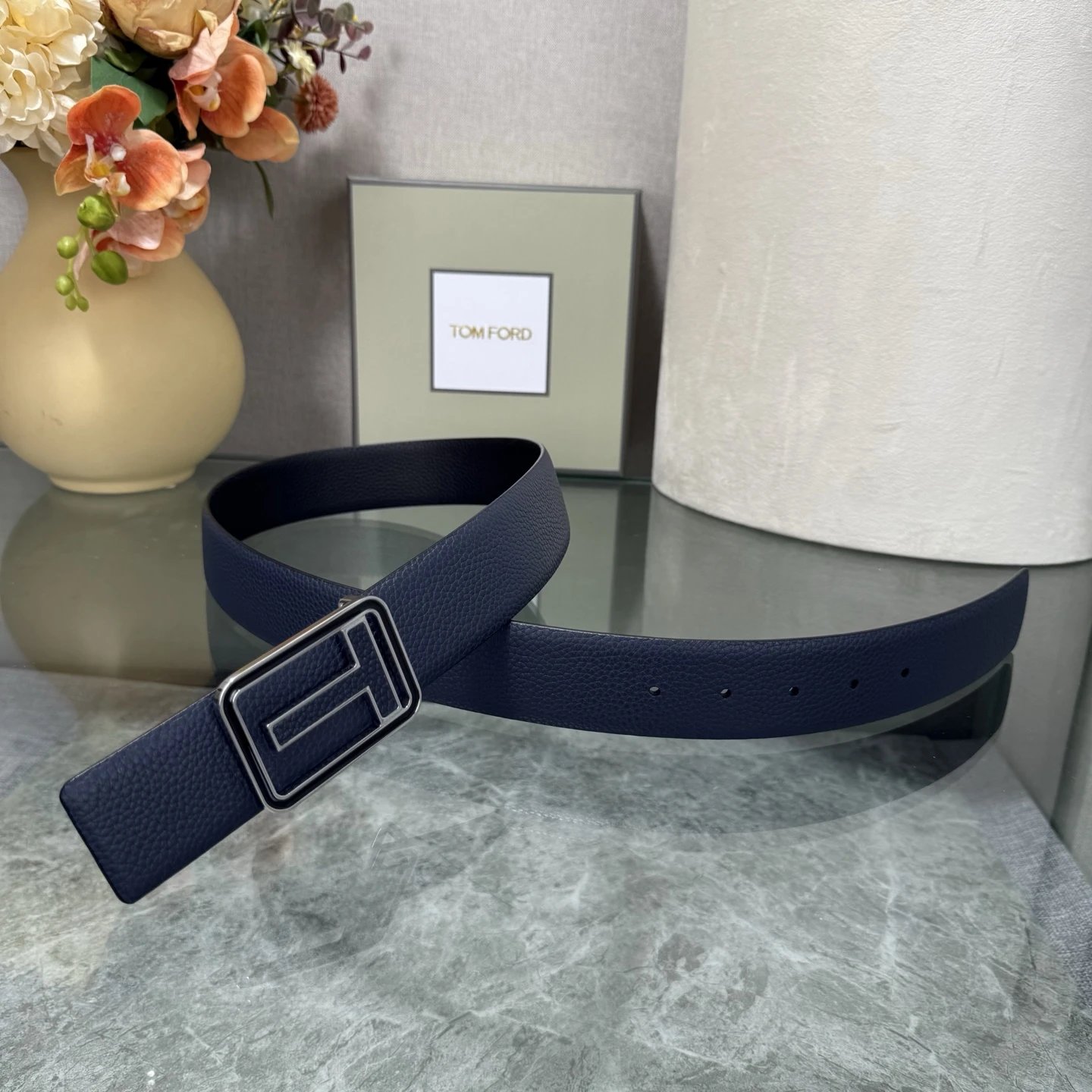 Tom Ford Leather Reversible Belt Ver.A — Zdjęcie 5
