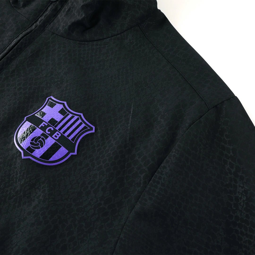 Barcelona 2025 Windbreaker Jacket 26 Black — Photo 4