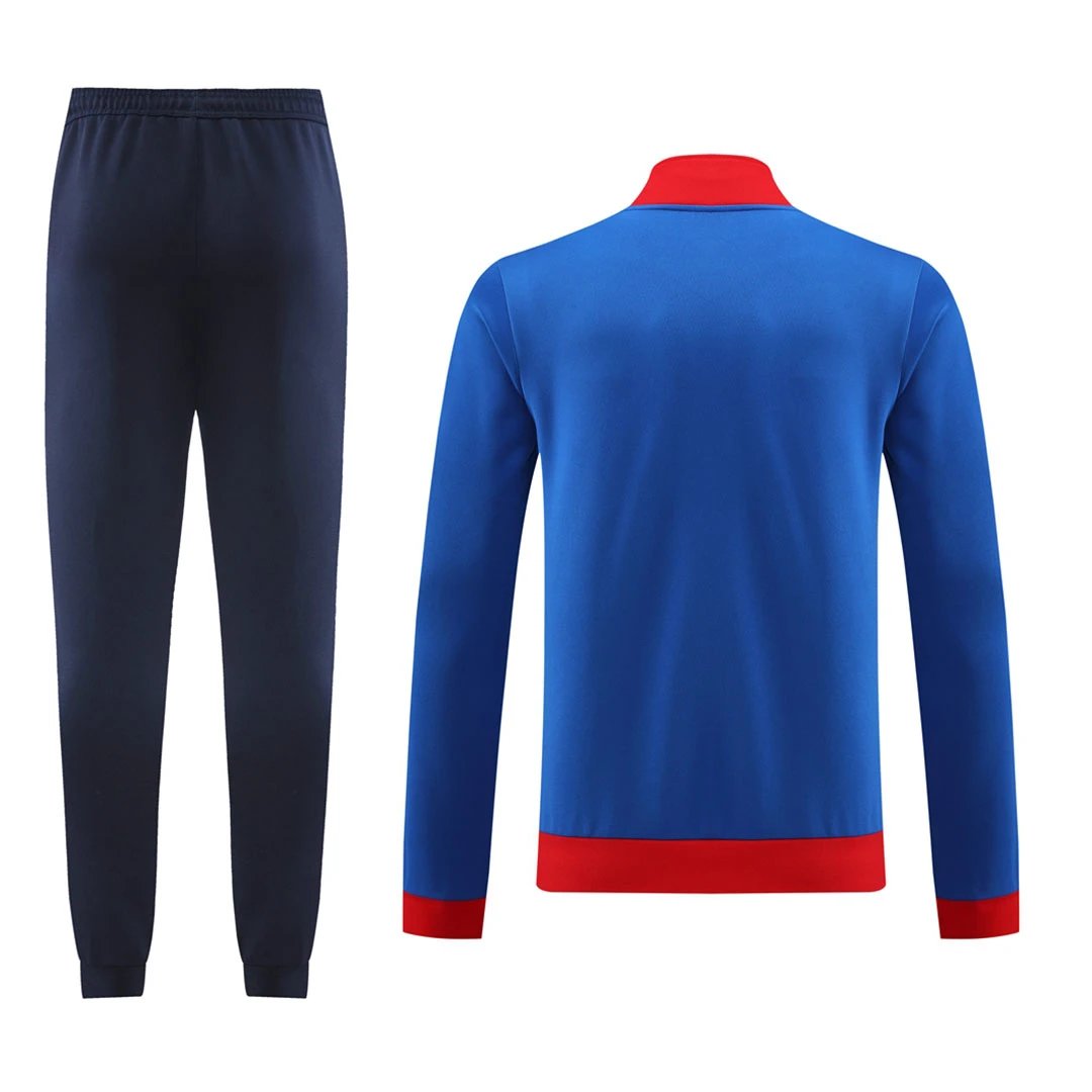Lyon 2023 Olympique Lyonnais Jacket Tracksuit 24 Blue — Zdjęcie 3