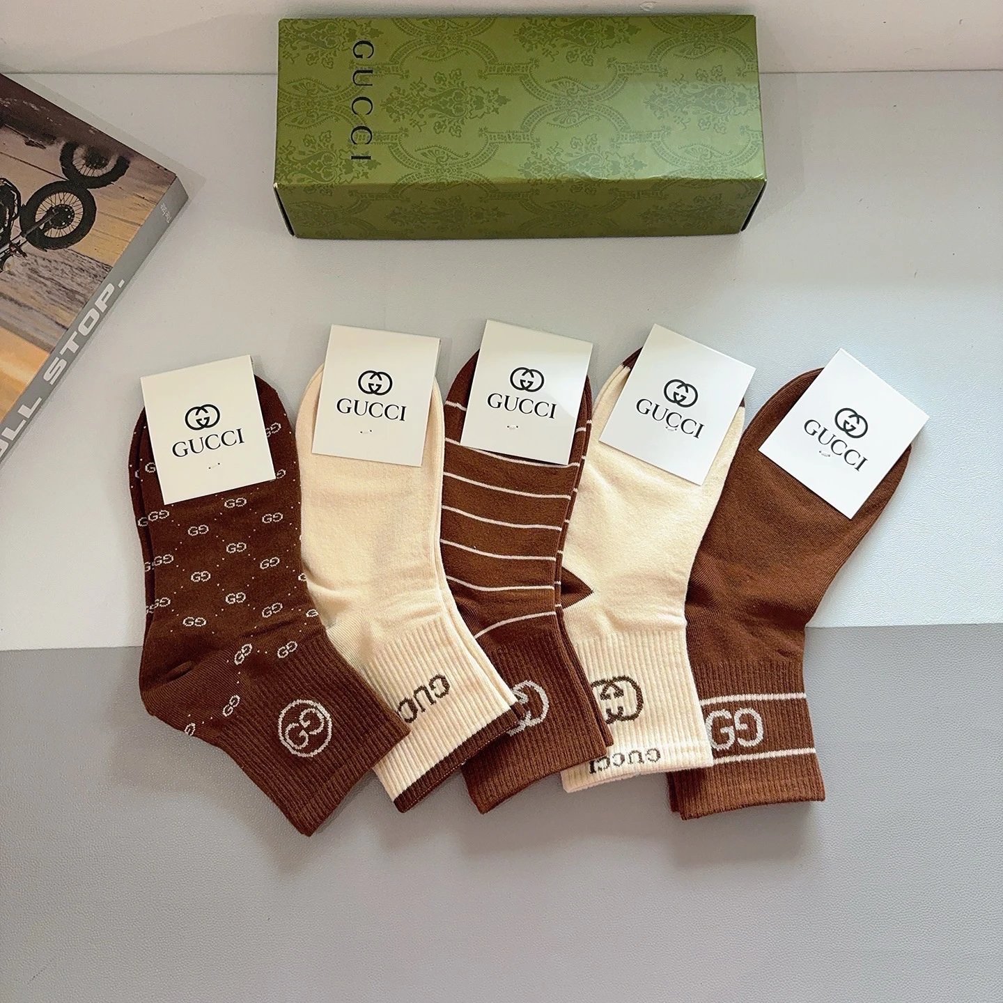 Gucci Crew Cotton Socks Ver.B — photo 4