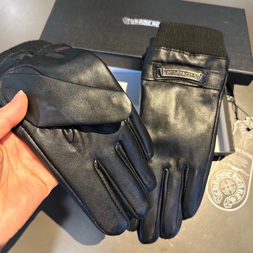 Chrome Hearts Lambskin Cashmere Gloves Ver.A — QC