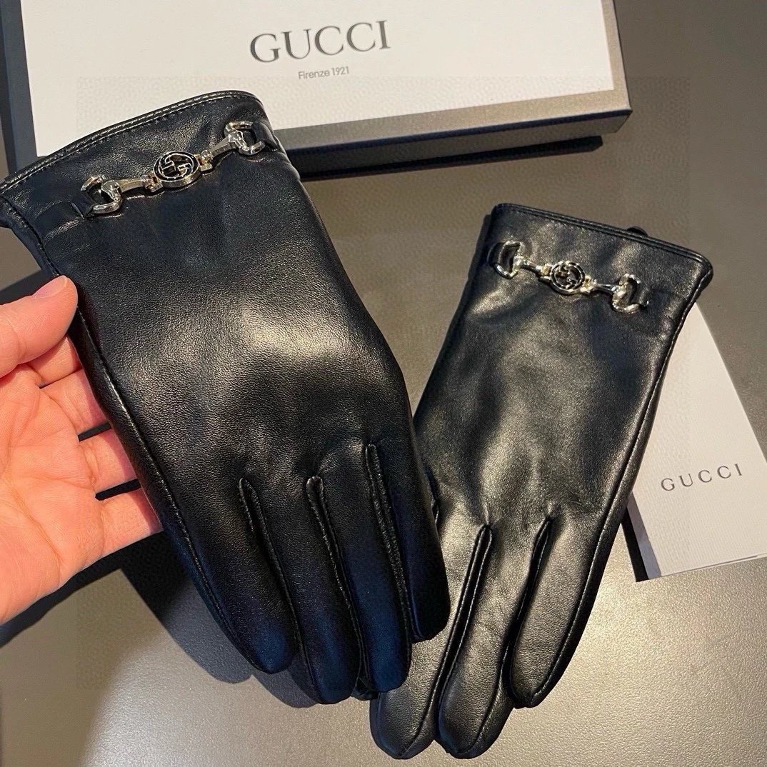 Gucci Lambskin Cashmere Gloves Ver.A — Photo 6