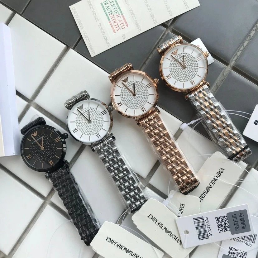 Armani AR11244 Rose Gold Quartz Ladies Watch 32mm Ver.A — Zdjęcie 3