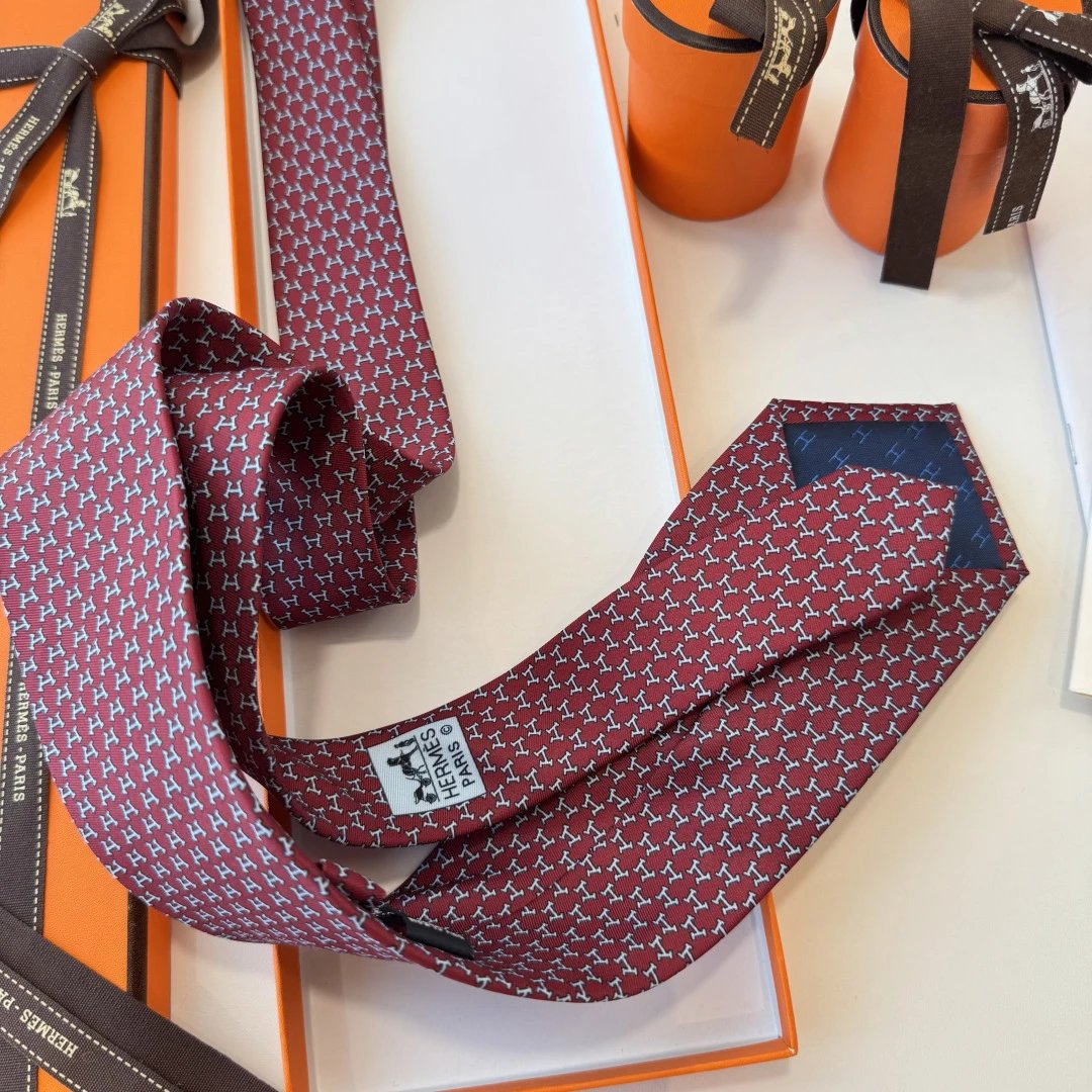 Hermes Silk Tie Ver.L — Photo 8