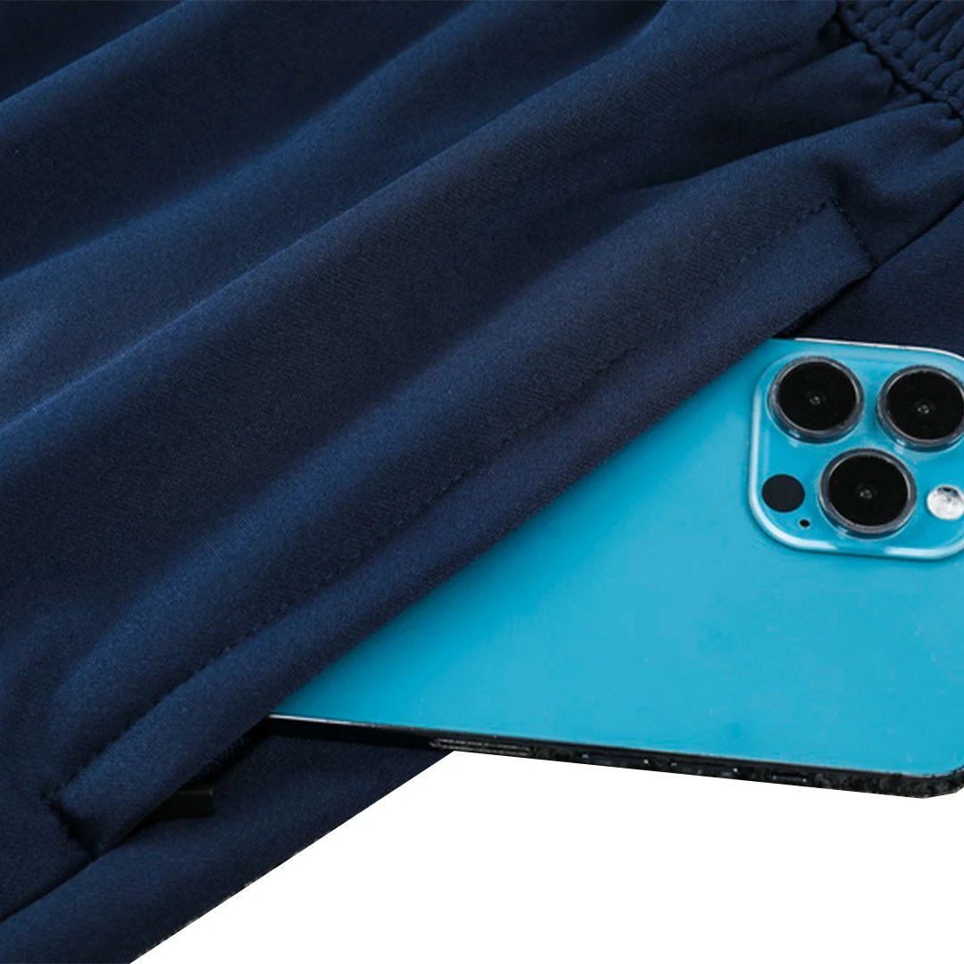 Napoli 2023 1 4 Zip Tracksuit 24 Kids Blue — Photo 13