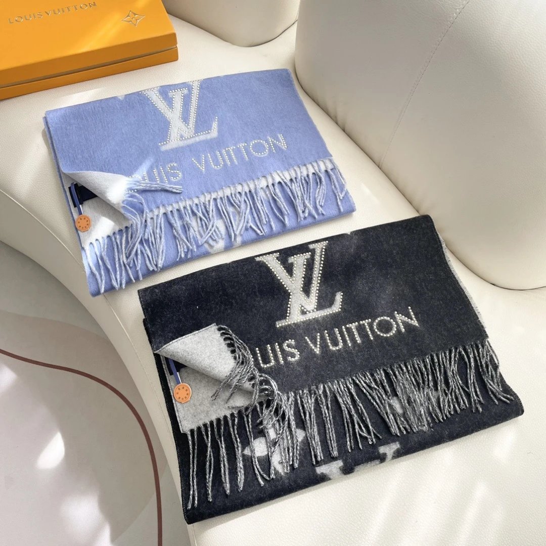 Louis Vuitton Cashmere Scarf Ver.E — QC