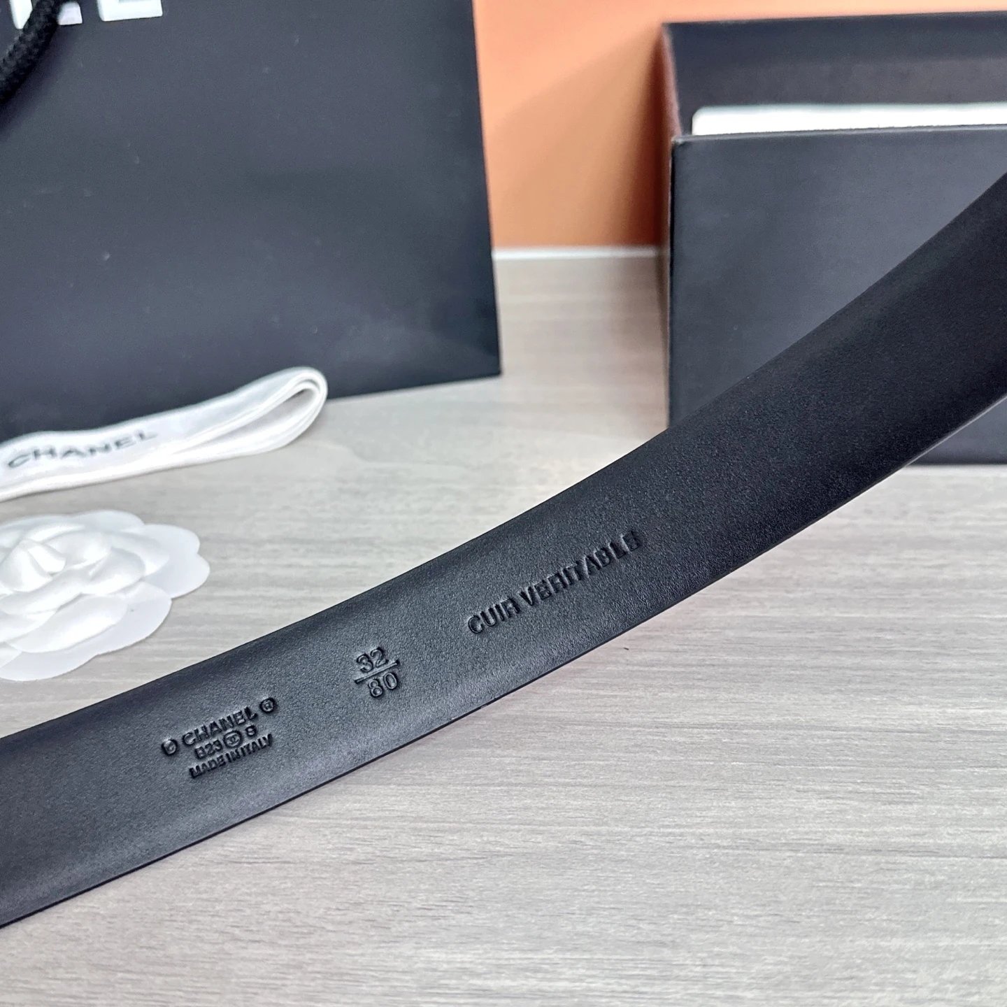 Chanel Leather Reversible Belt Ver.E — photo 9