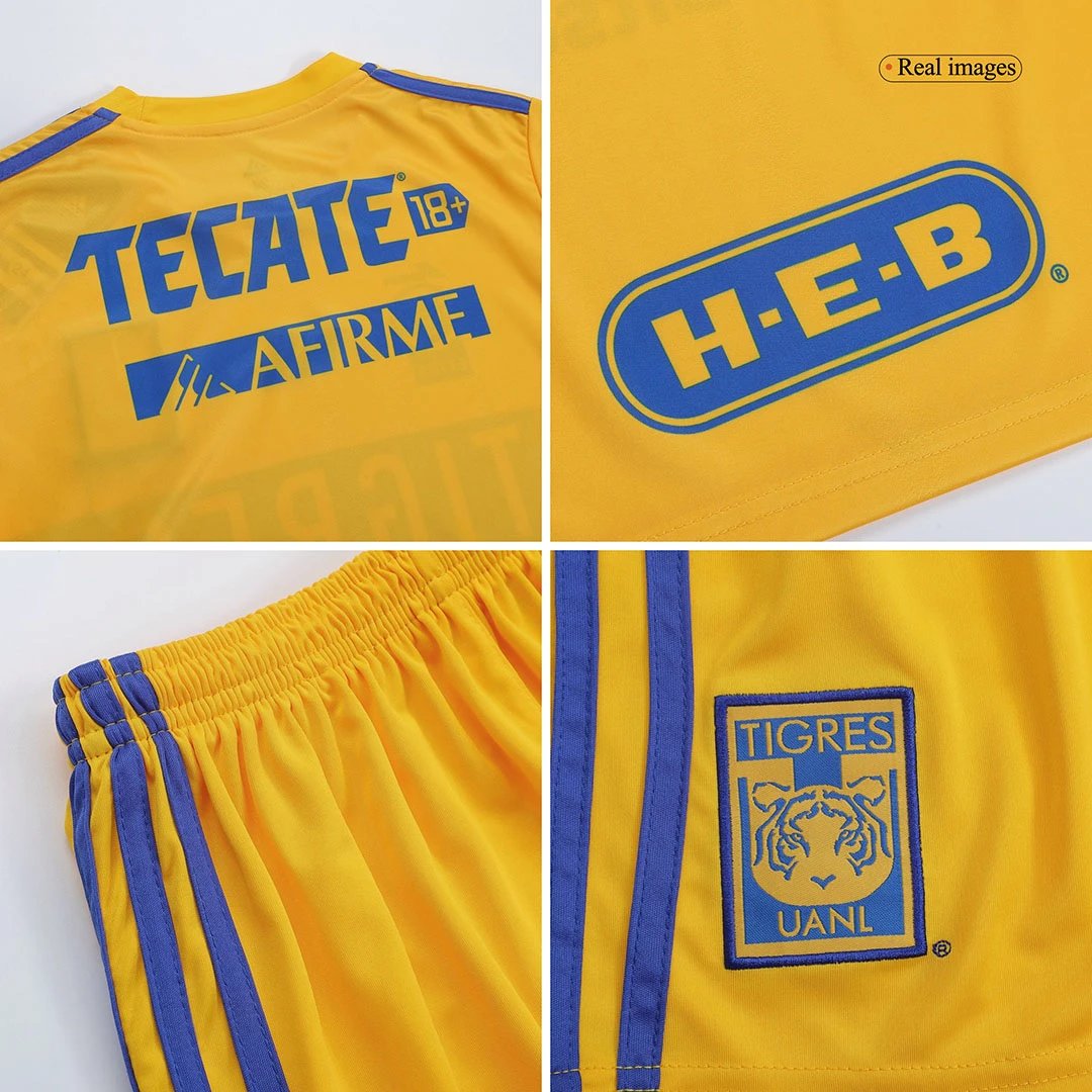 Tigres UANL 22/23 Home Jersey - Kids — QC