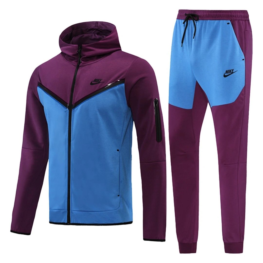 Hoodie Jacket Customize Tracksuit 2022 Blue Purple — photo 2