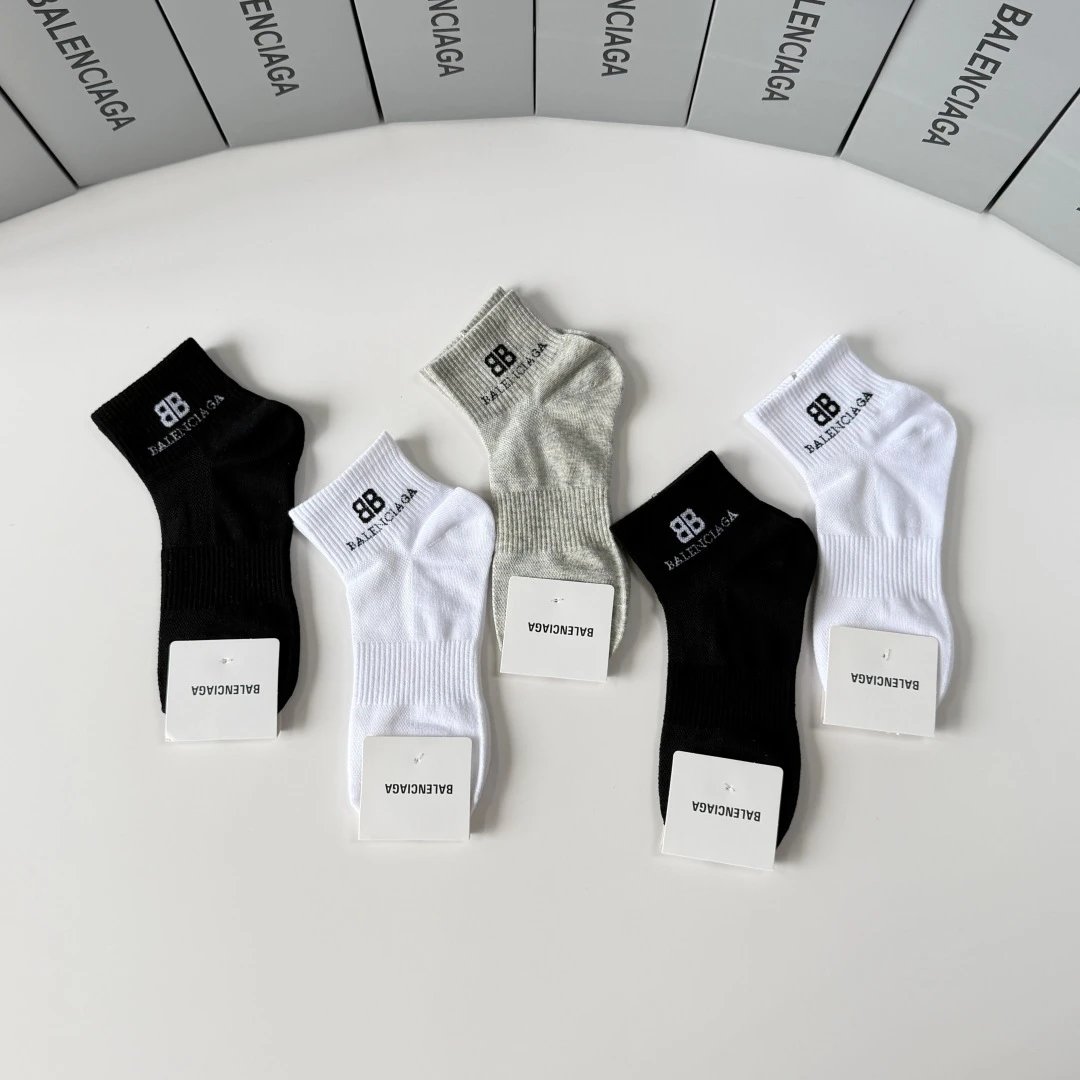 Balenciaga Quarter Socks 5-Pair Box Ver.A — photo 2