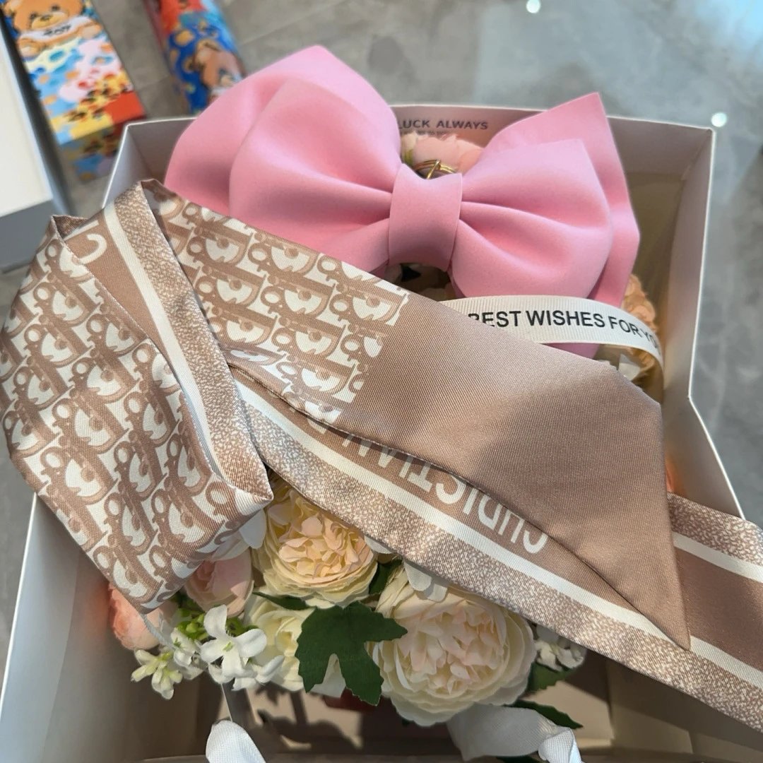Louis Vuitton Silk Hair Ribbon Ver.D — QC