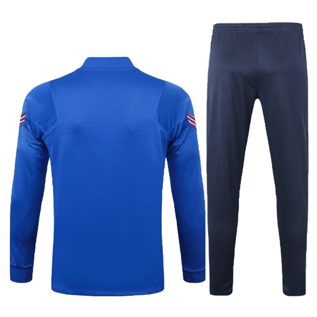 England 2020 1 4 Zip Tracksuit Blue — QC