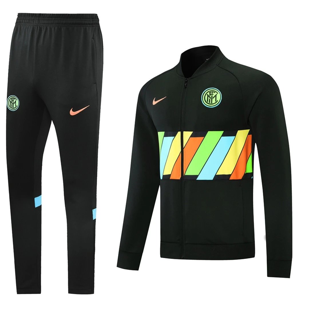 Inter Milan 2020 Jacket Tracksuit 21 Black — QC