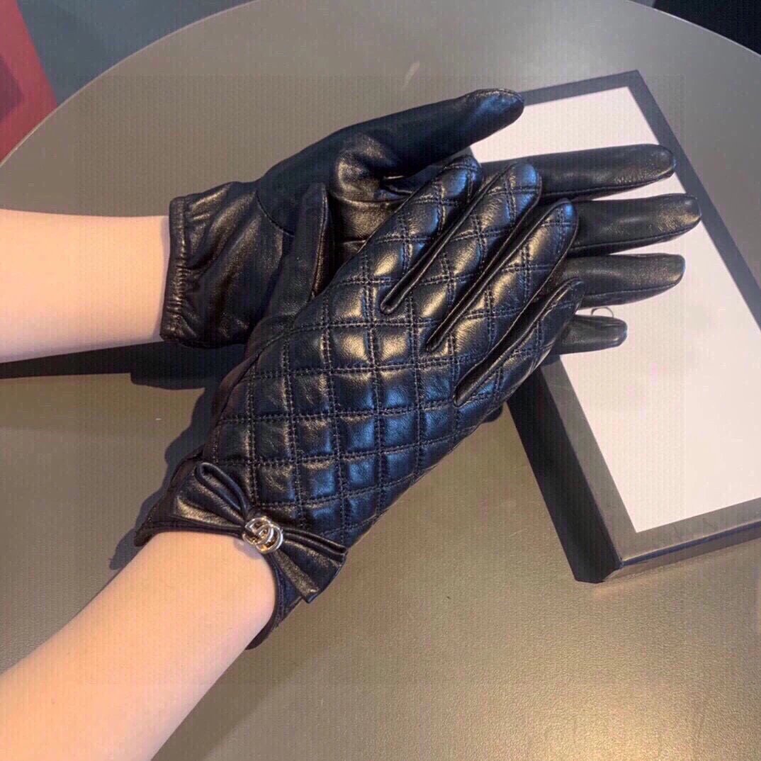 Gucci Lambskin Cashmere Gloves Ver.G — Photo 2