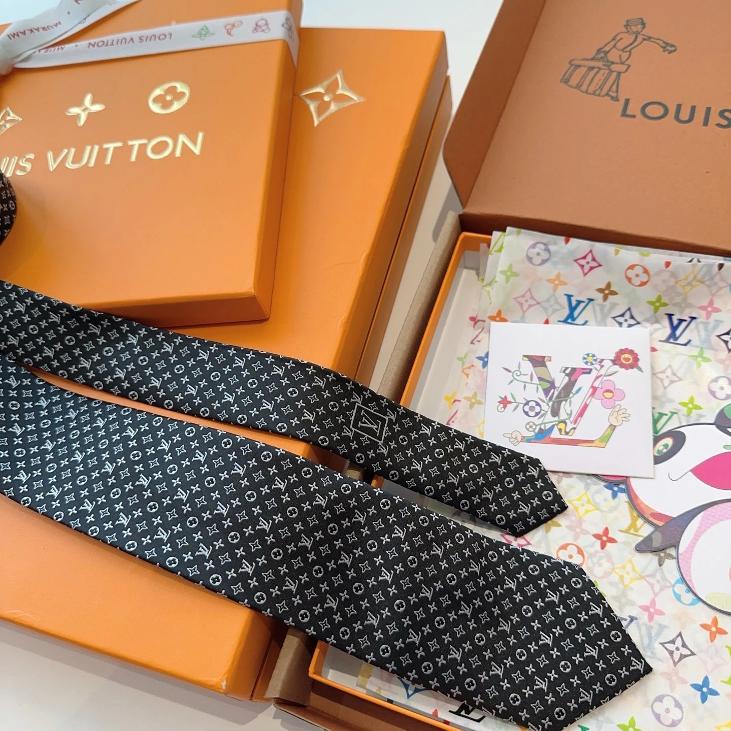 Louis Vuitton Silk Tie Ver.Q — QC