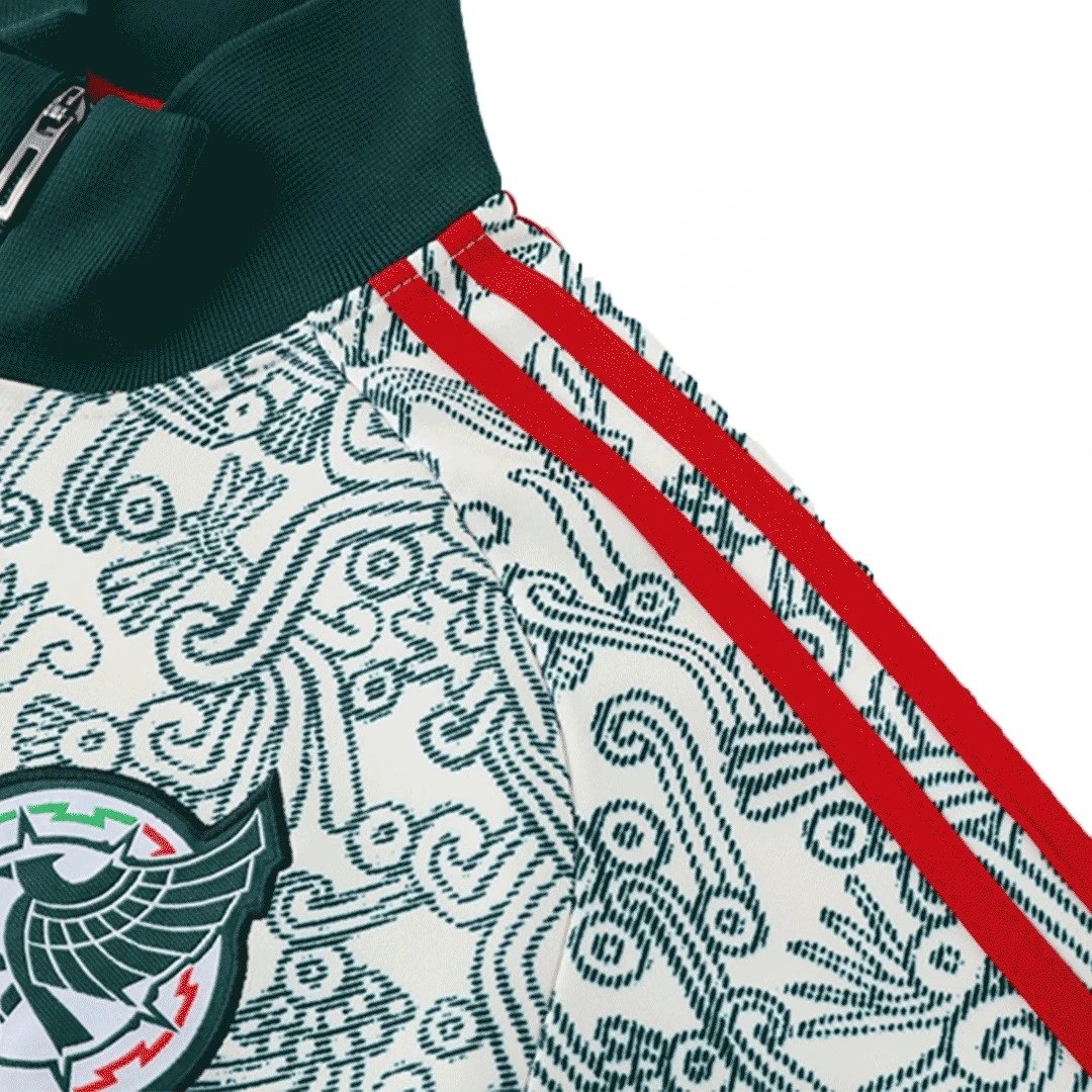 Mexico Jacket Tracksuit 2022 Cream Black — photo 12