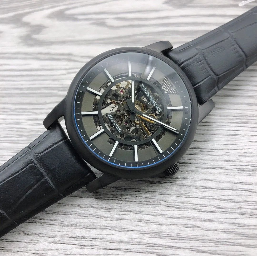 Armani AR60008 Skeleton Automatic Watch 41mm — photo 6