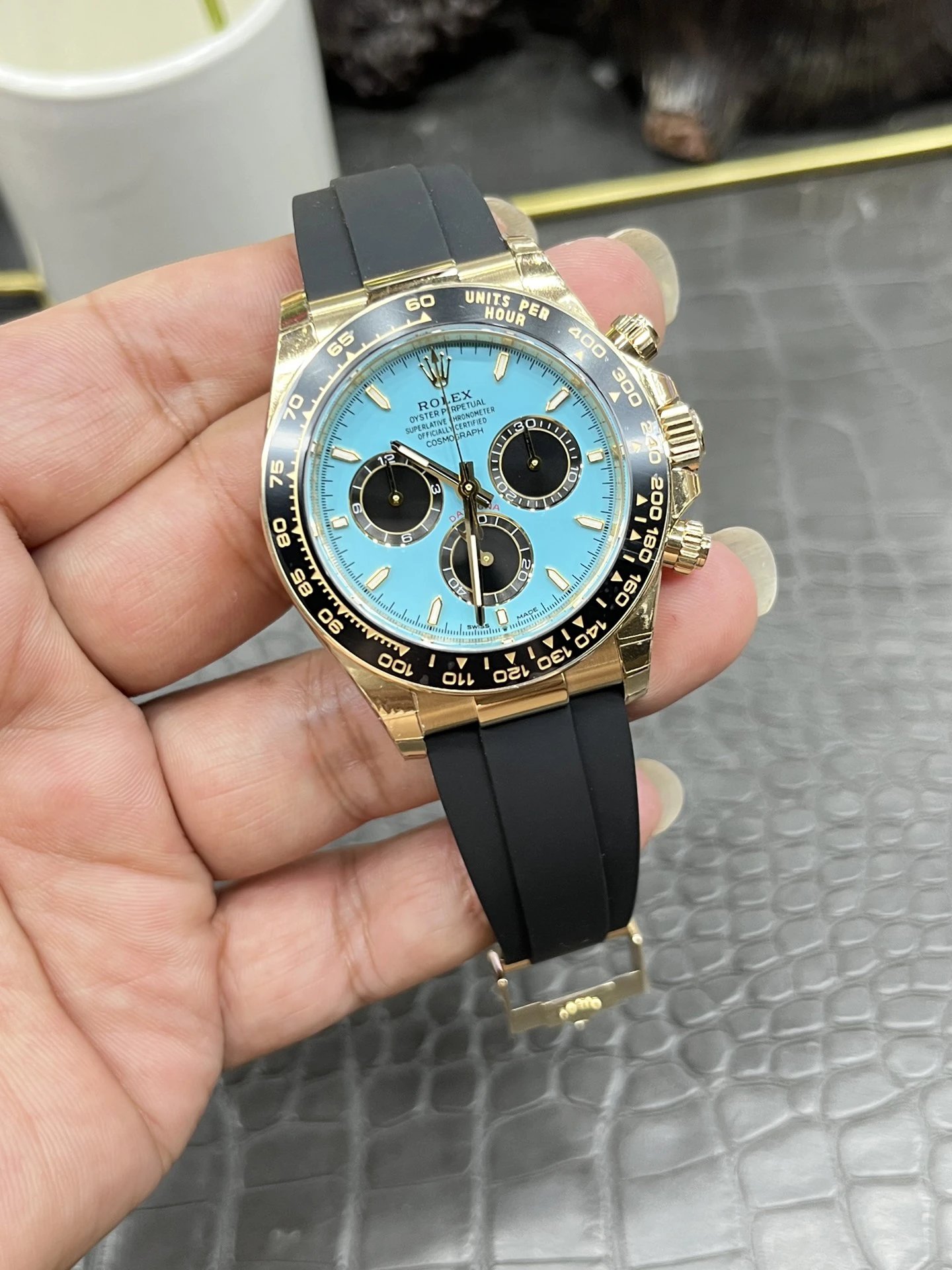 Rolex Daytona Tiffany Blue Automatic Watch 40mm — photo 3