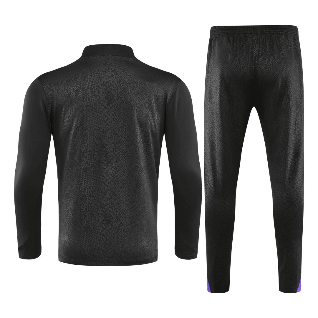 Barcelona 2025 1 4 Zip Tracksuit 26 Kids Black — Photo 2