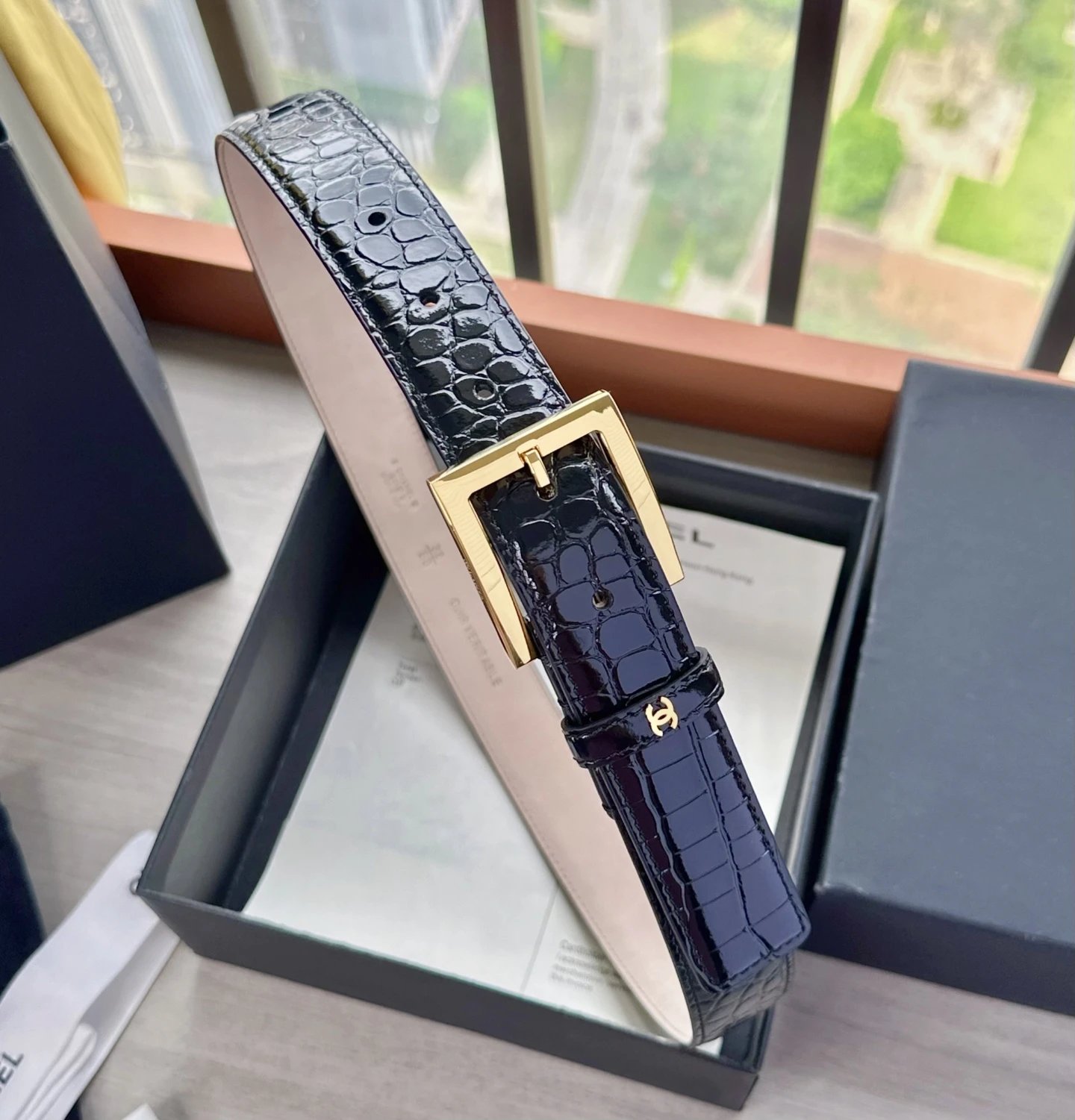 Chanel Leather Reversible Belt Ver.B — Photo 4