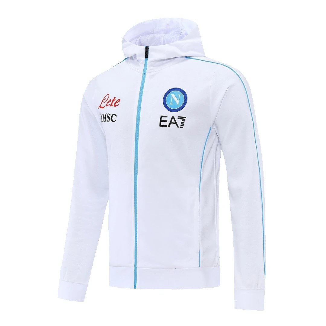 Napoli Hoodie Jacket 2022 23 White — photo 2