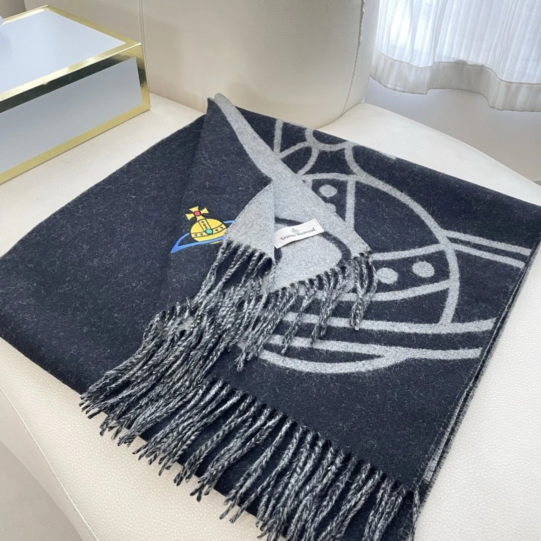 Vivienne Westwood Cashmere Wool Scarf Ver.A — Photo 4