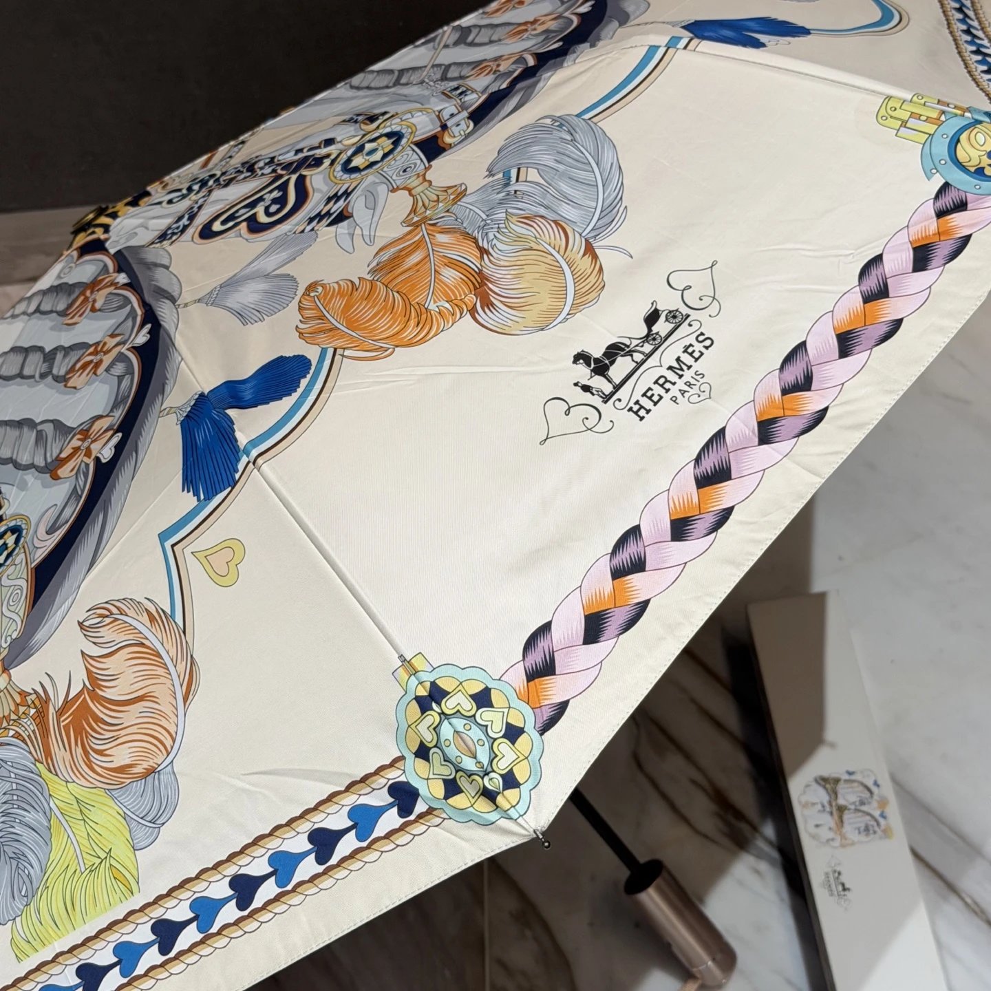 Hermes UV Protection Folding Umbrella Ver.A — Photo 8