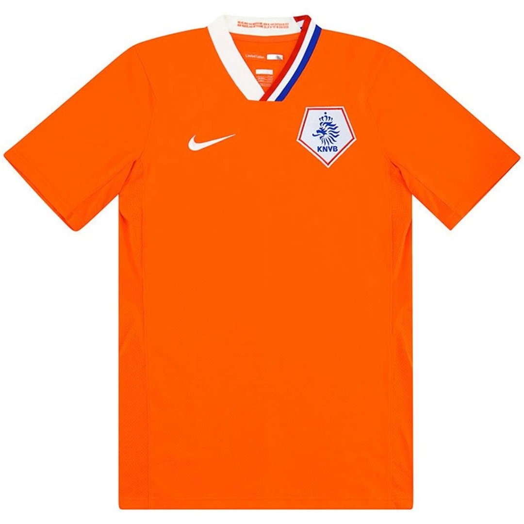 Netherlands 2008 Retro Home Jersey — QC