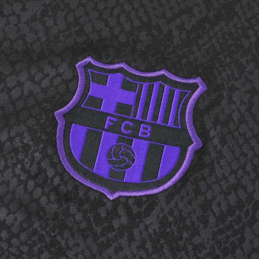 Barcelona 2025 1 4 Zip Tracksuit 26 Kids Black — Photo 5