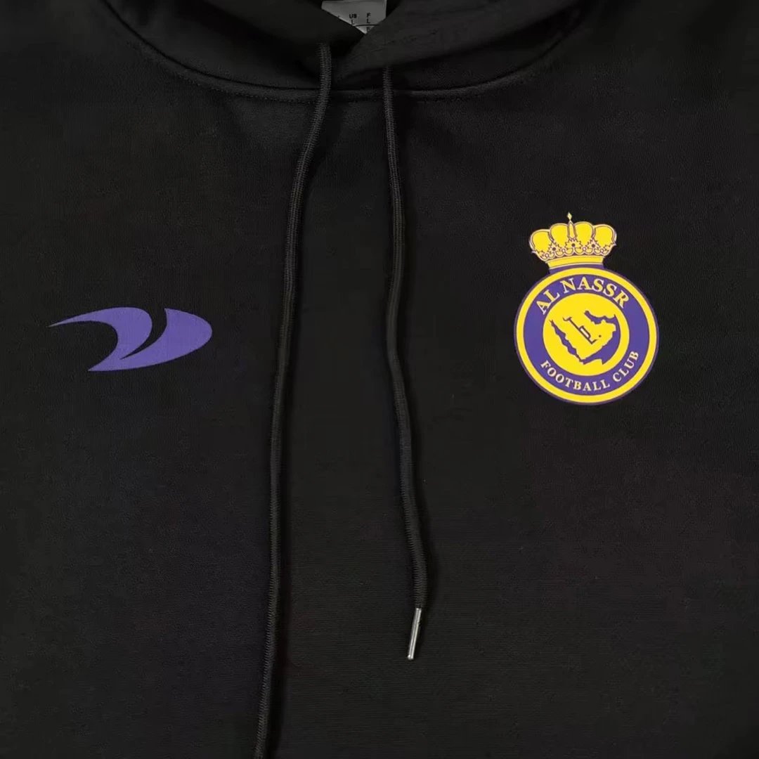 RONALDO 7 Al Nassr Sweater Hoodie 2022 23 Black — photo 3