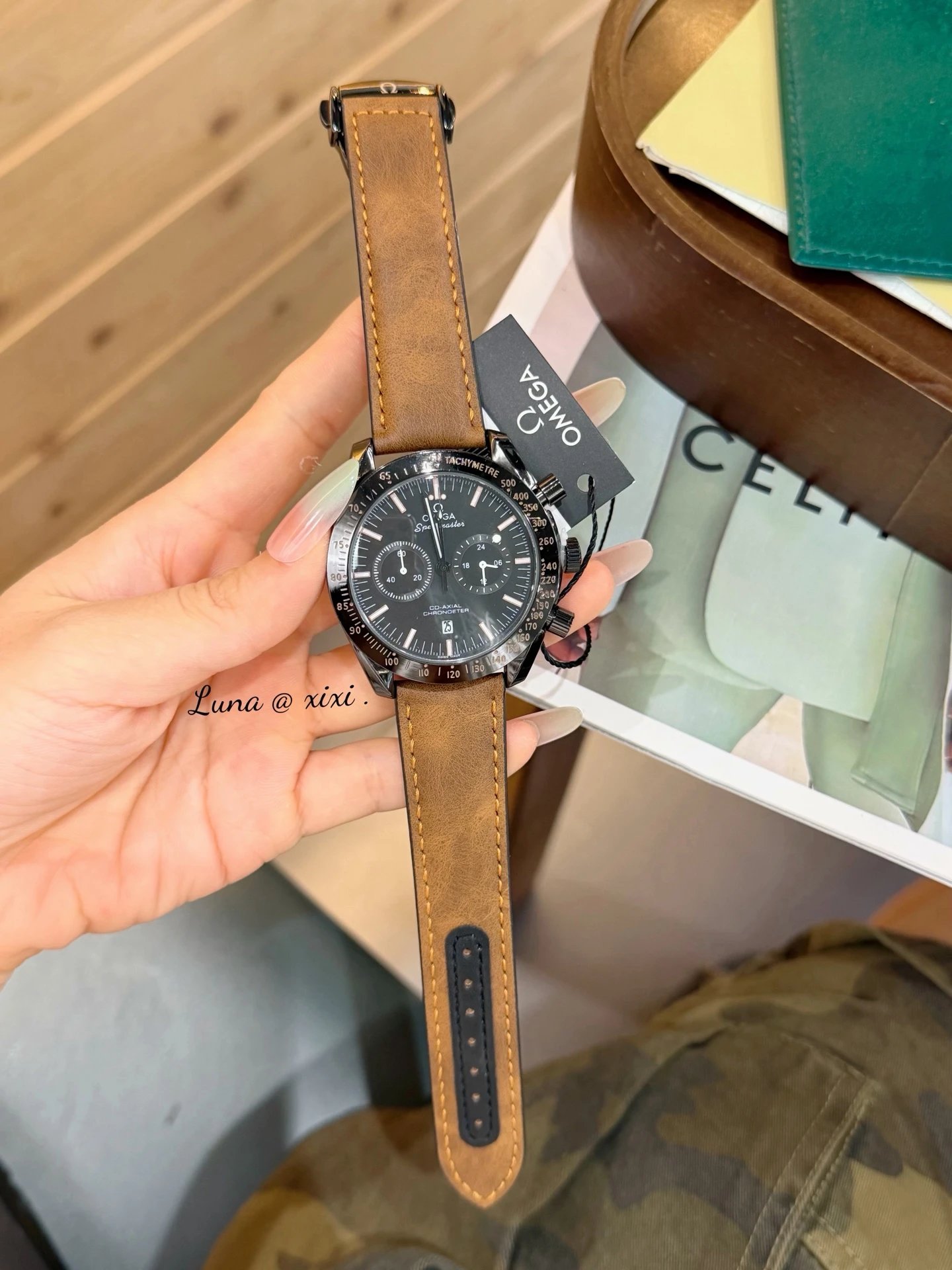 Omega Speedmaster Chronograph Watch with Date Window