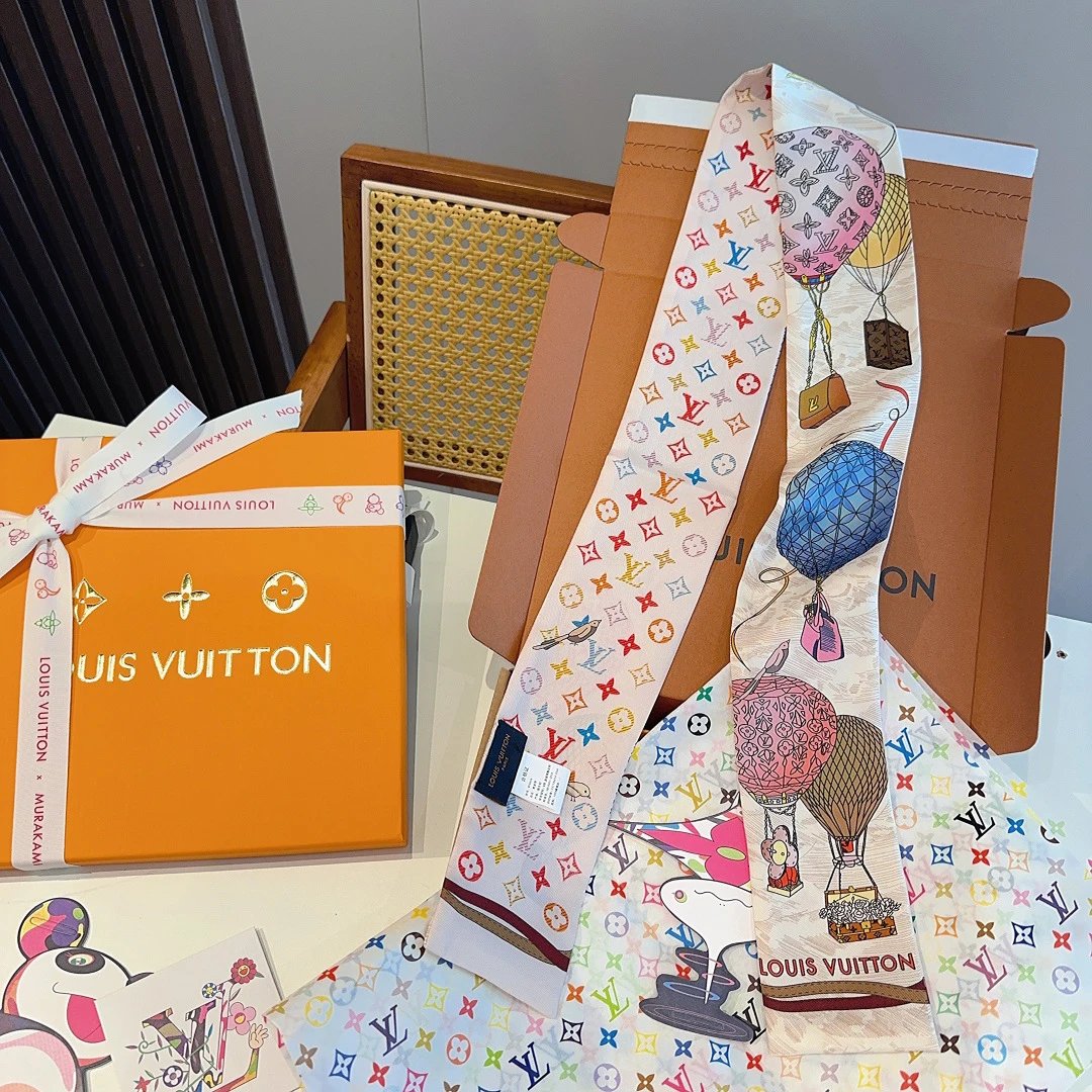 Louis Vuitton Silk Hair Ribbon Ver.C — QC