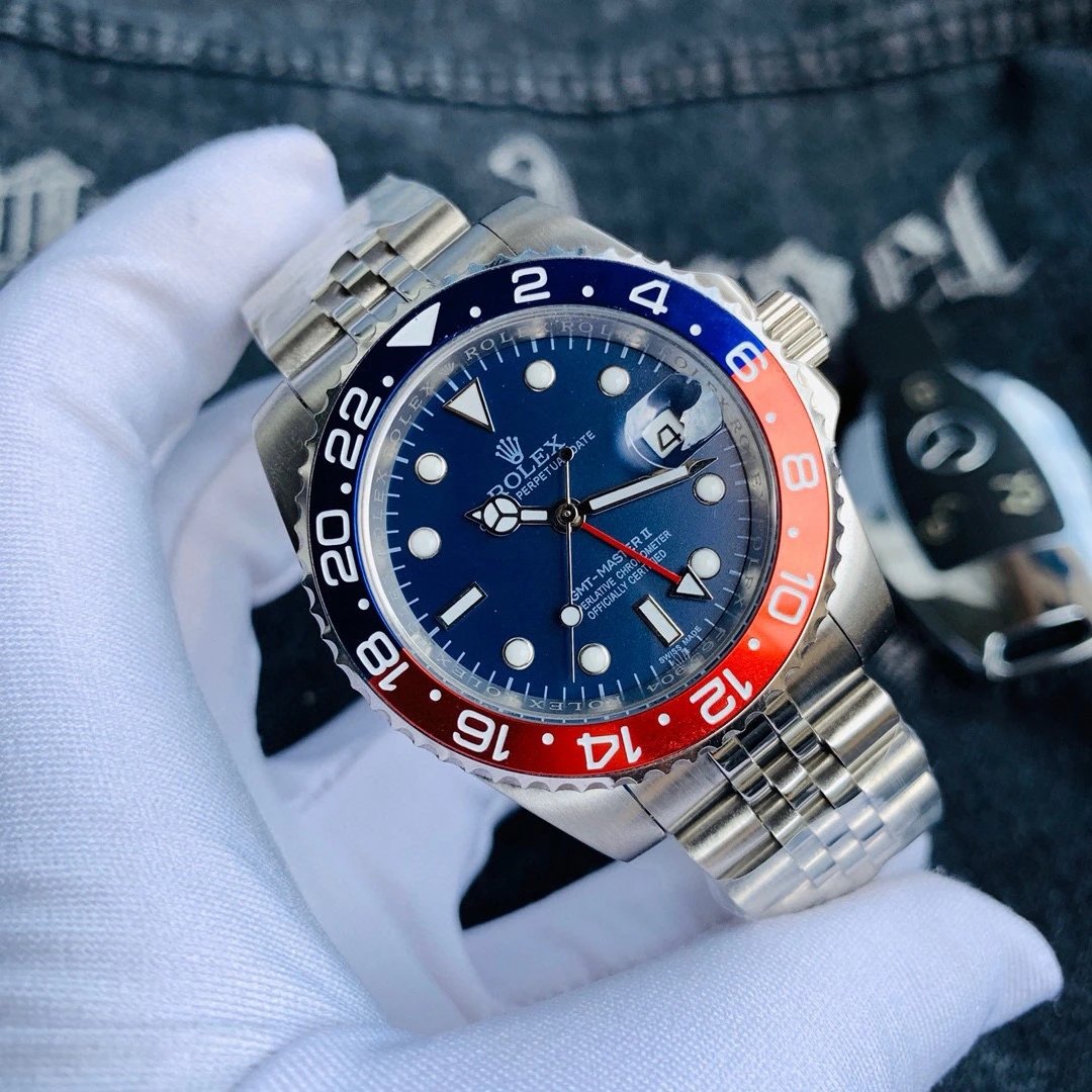 Rolex GMT-Master Blue Automatic Watch — photo 8