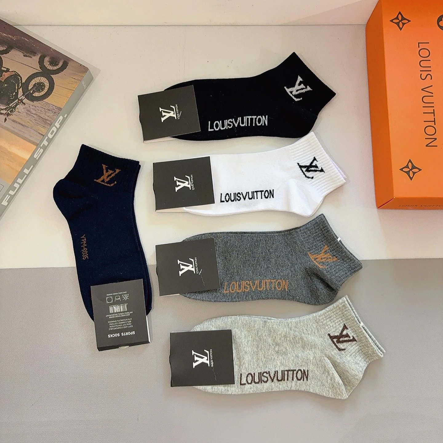 Louis Vuitton Cotton Socks Ver.B — photo 8