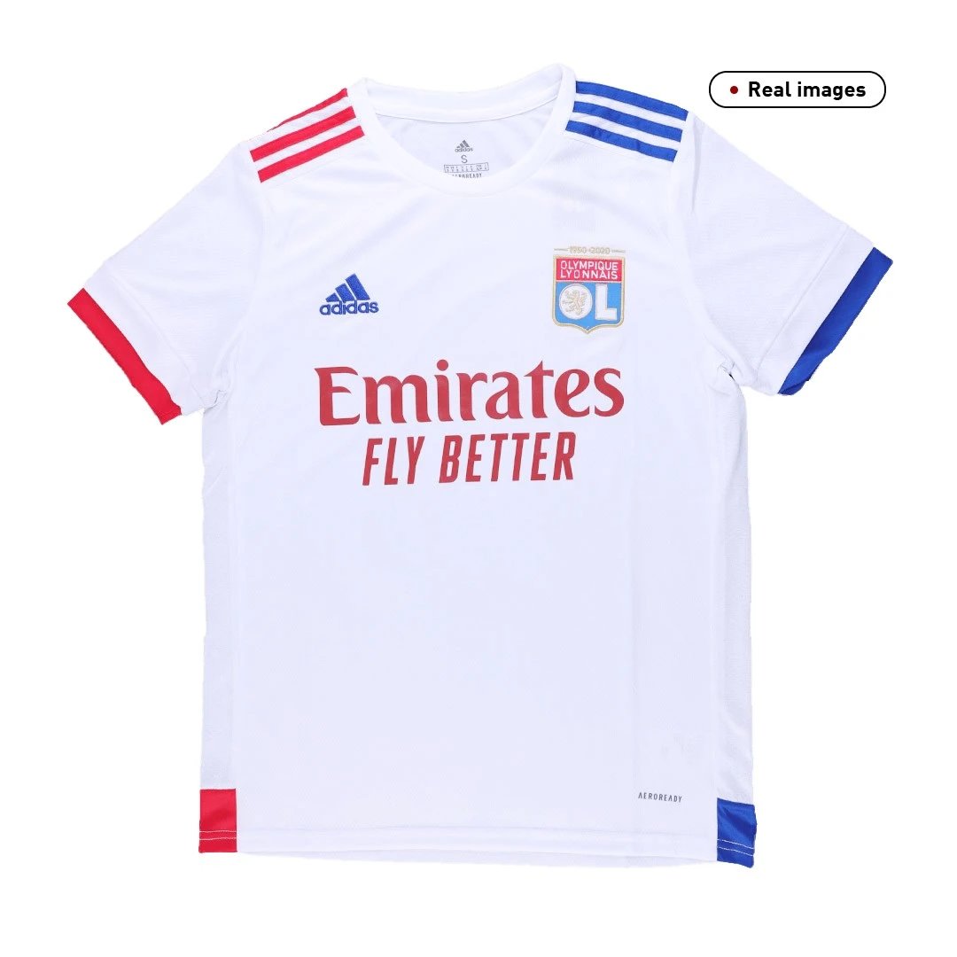 Aouar 8 Olympique Lyonnais 20/21 Home Jersey — photo 4