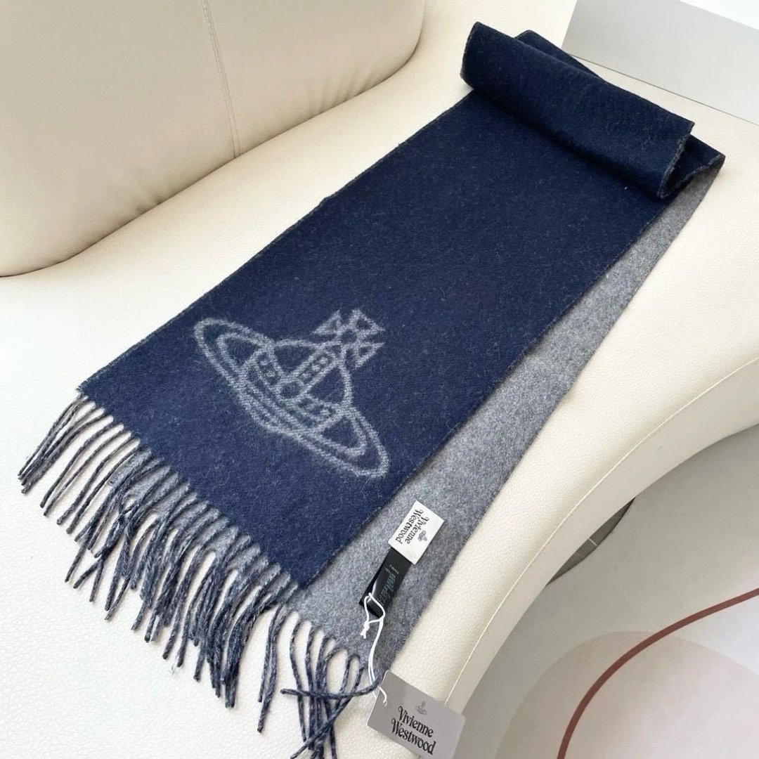 Vivienne Westwood Cashmere Wool Scarf Ver.E — QC