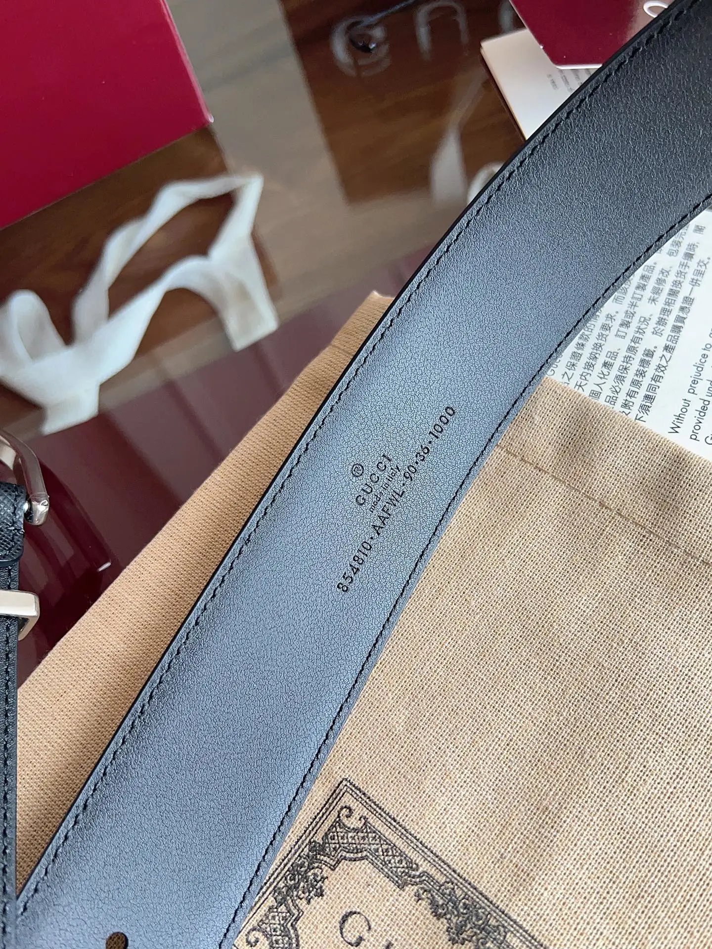 Gucci Leather Belt Ver.E — Photo 5