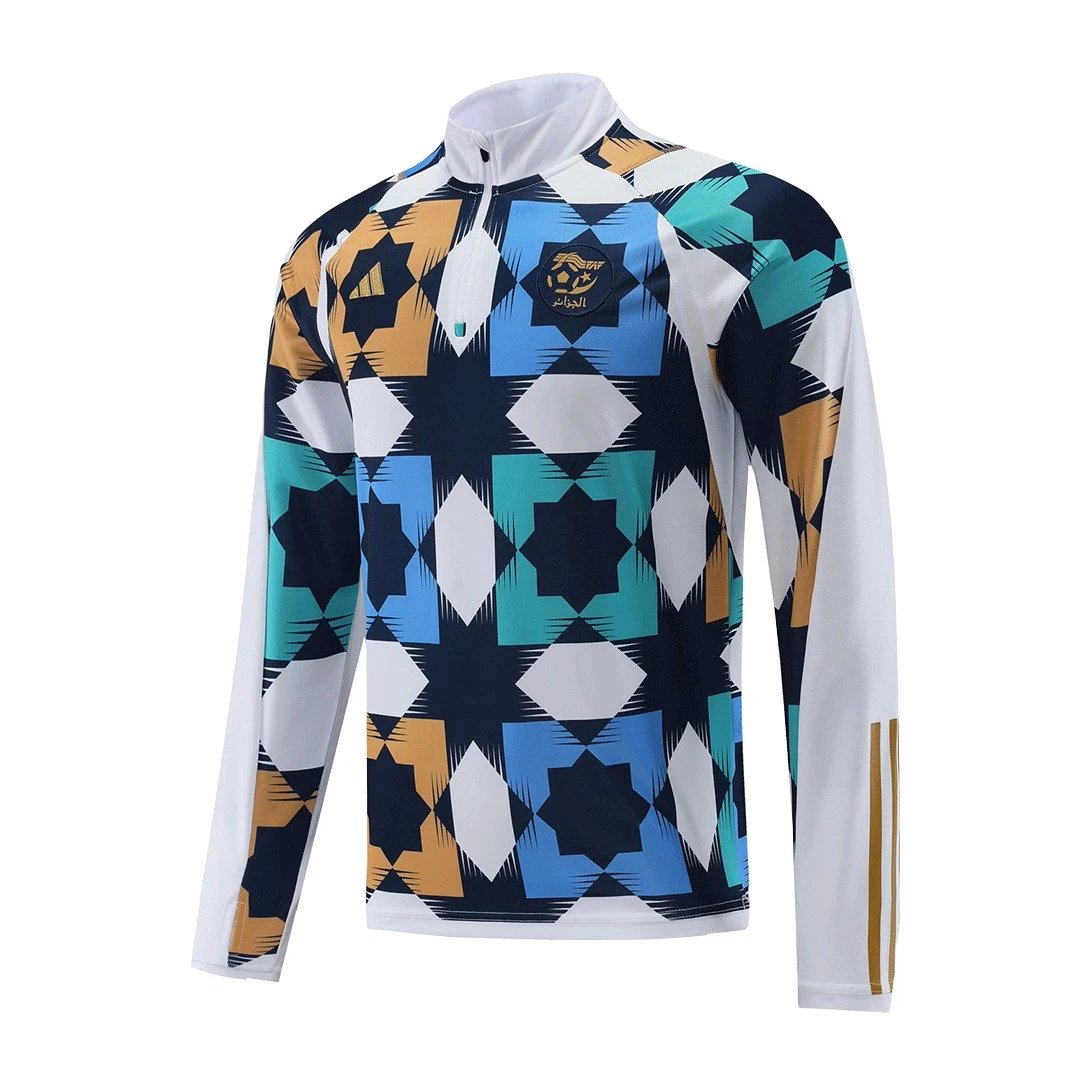 Algeria 1 4 Zip Tracksuit 2022 23 White — photo 4