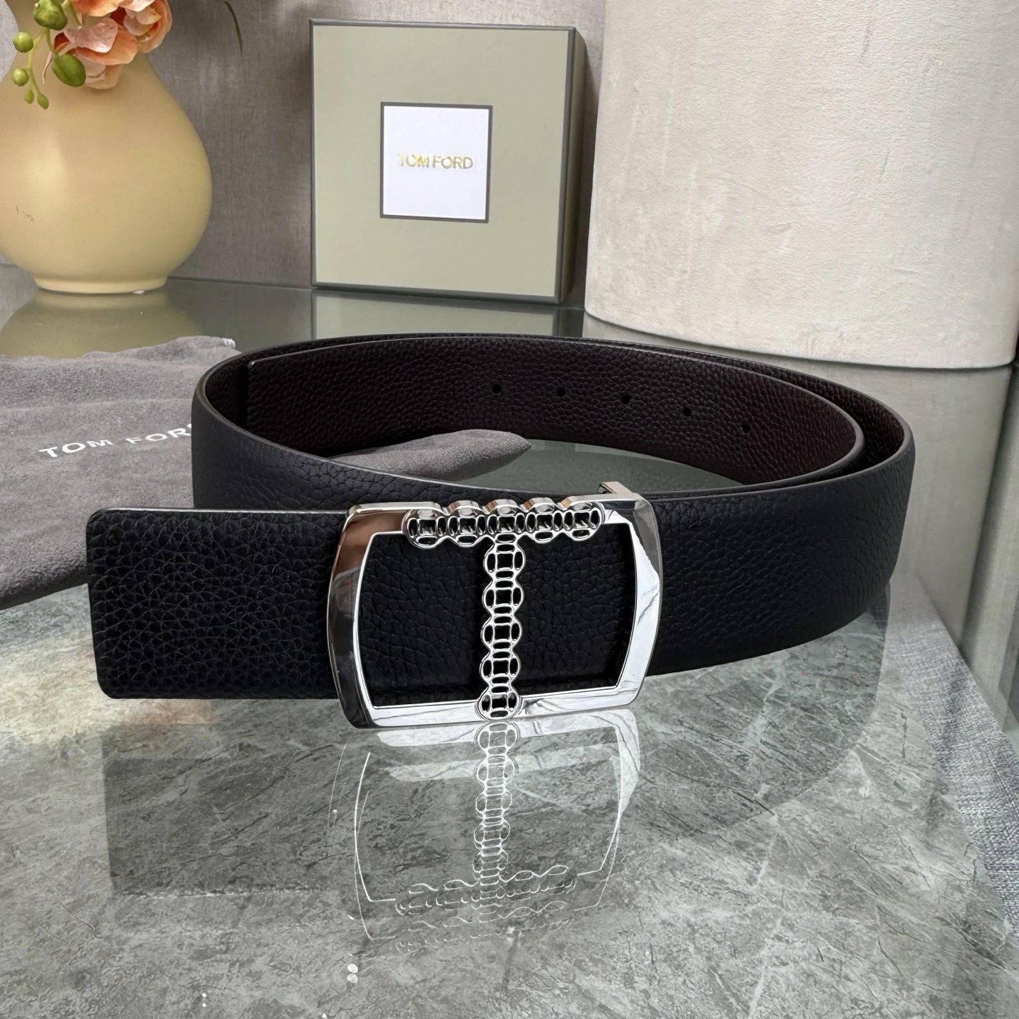 Tom Ford Leather Reversible Belt Ver.E — photo 2