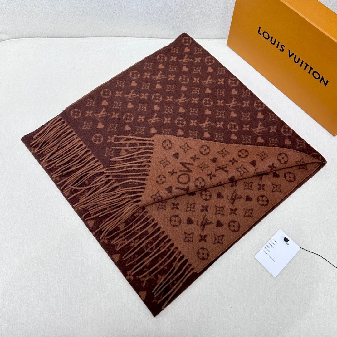 Louis Vuitton Cashmere Scarf Ver.A — QC