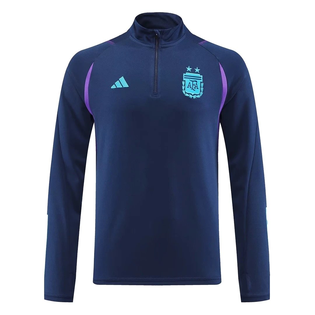 Argentina 2022 1 4 Zip Tracksuit Royal — Photo 4