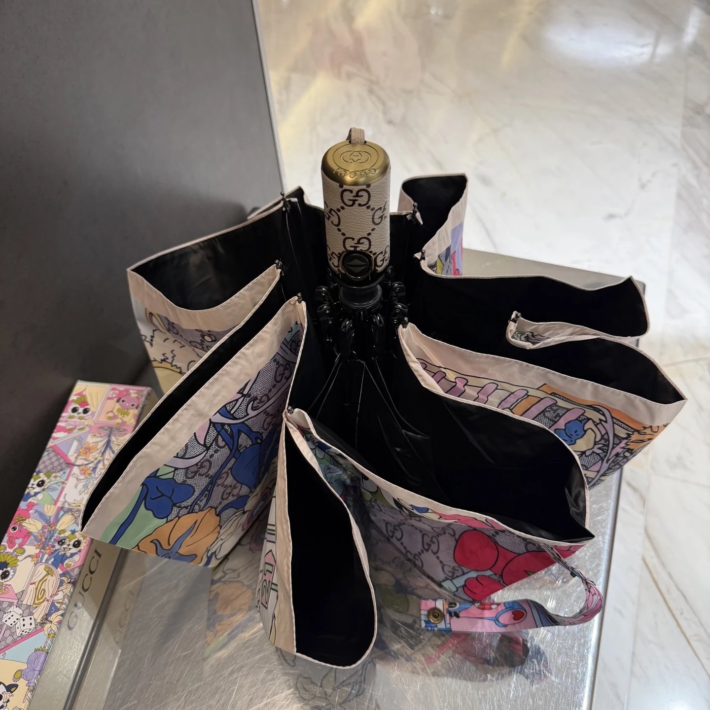 Gucci UV Protection Folding Umbrella Ver.B — Photo 5