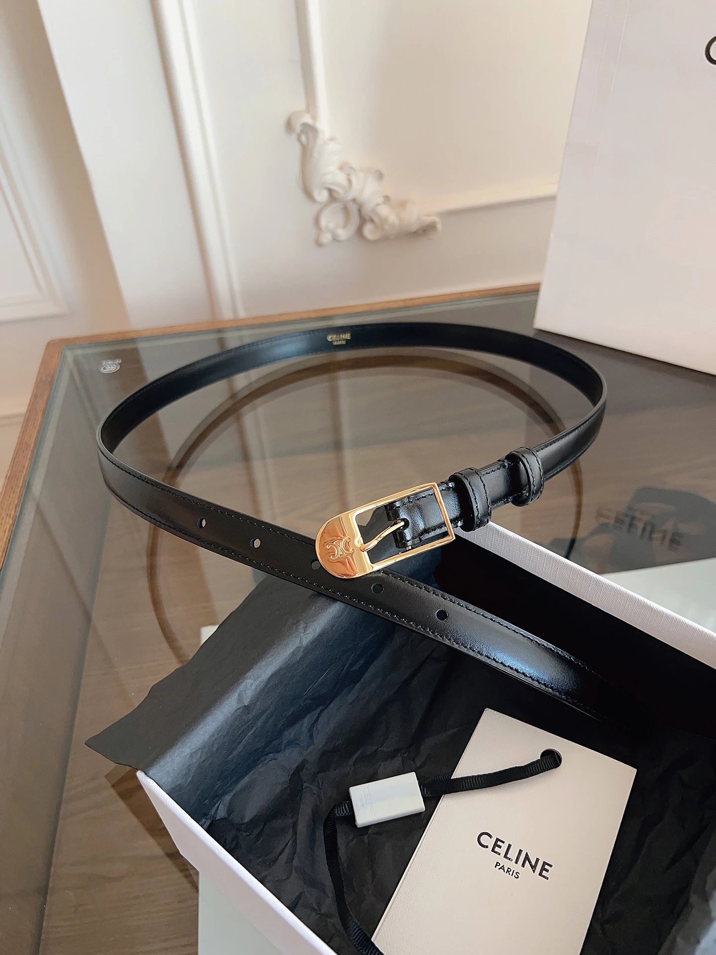 Celine Leather Belt Ver.A — QC