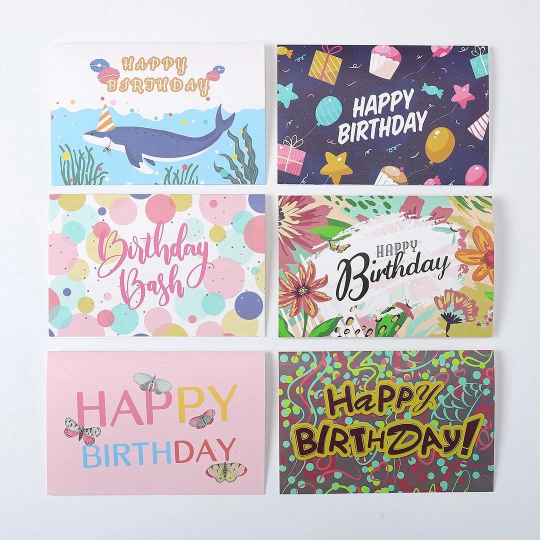 1 Pcs Random Style Personalized Birthday Greeting Card — photo 5